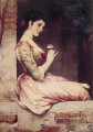 La dame de rose Eugène de Blaas